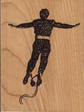 Bungee Jumping - Rubber Stamp by Rubber Baby Buggy Bumpers