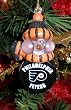 NHL Philadelphia Flyers LED Lighted Hockey Puck Snowmen Christmas Ornament
