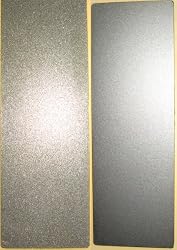 DIAMOND SHARPENING STONE - hone block - 2" x 6" double sided FINE + MEDIUM