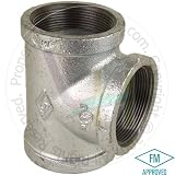 NUSET 1 Malleable Galvanized Iron Tee (G130-25)