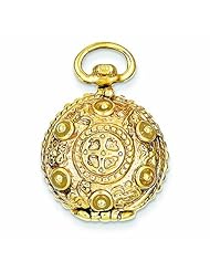 Genuine 14K Yellow Gold Fancy Domed Locket 12 Grams Of Gold 100% Satisfaction Guaranteed.