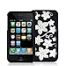 Laser Black Hawaii Clip On Crystal Case Compatible With Apple&reg; iPhone&reg; 3G / Apple&reg; iPhone&reg; 3GS by eForCity