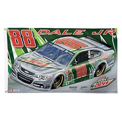 NASCAR Dale Earnhardt Jr. Deluxe Flag, 3 x 5', Multicolor