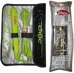 Turboion Baby Croc Professional Dual Voltage Mini Travel Flat Iron, Lime, 5/8 Inch
