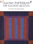 Amish Patterns for Machine Quilting (Dover Quilting)