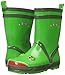 Kidorable Boy's Frog Rubber Rain Boots, Green, 9 M US Toddler