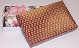 Scott's Cakes Assorted Nougat Salt Water Taffy 1 Pound Christmas Plaid Box