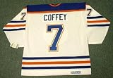 PAUL COFFEY Edmonton Oilers 1987 CCM Vintage Throwback Home NHL Hockey Jersey