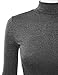 DOUBLJU Soft Knit Turtleneck T-Shirt Top for Women with Plus Size
