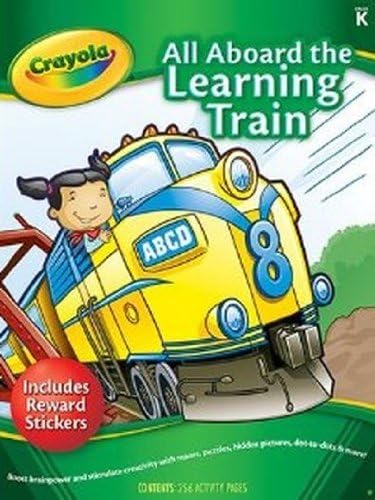 Carson Dellosa CD-104494 All Aboard The Learning Train Activity Book by Levy Home Entertainment