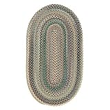 Capel Rugs Bear Creek 3x5 oval Misty Blue Area Rug
