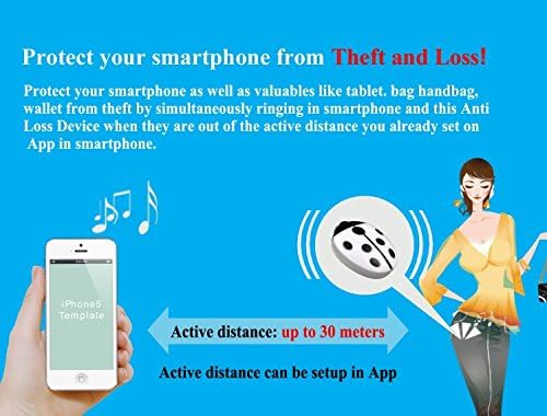 Bluetooth 4.0 BLE Anti-loss device & Canera remote control, protect your smartphone as well as valuables like tablet, wallet, bag from theft.