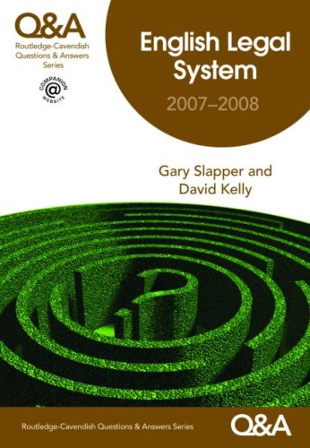 City Travel Guides Discounted  Books : English Legal System Q&A (Questions & Answers) (Questions and Answers)