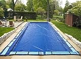 16'x32' Deluxe Rectangle In-ground Swimming Pool Winter Cover 10 Year w/Water Tubes