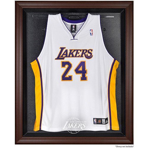 Mounted Memories Los Angeles Lakers Brown Framed Jersey Display Case