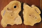 2 Authentic Kona Coffee Wood Coasters: : Grown, Manufactured & Shipped from the Coffee Farm!