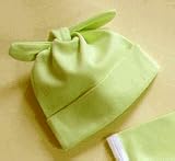 Sckoon Organic Knot Cap Lime - One Size by 