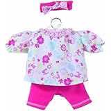 Corolle Flowered Blouse Set,  fits 12 inch baby dolls