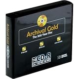 Delkin Devices 10PK ARCHIVAL GOLD CD-R WALLET ( GOLD CDR 10 ) by Delkin