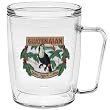 Guatemala Coffee 18 oz Insulated Coffee Mug, Clear