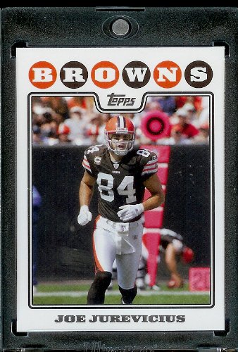 2008 Topps # 169 Joe Jurevicius - Cleveland Browns - NFL Trading Cards in a Protective Display Case!