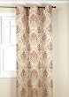 Regal Home Collections 54-Inch by 84-Inch Olympia Jacquard Grommet Panel, Beige