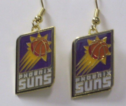 NBA Dangling Earrings - Phoenix Suns Logo