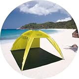 GSI Quality Waterproof Fishing Tent And Mat , Family Beach Shelter, With Fiberglass Frame And Carrying Case - Protects From Sun And UV Rays