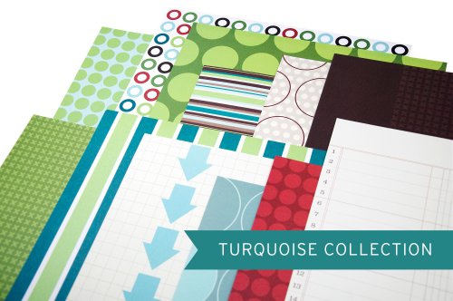 Project Life Cardstock - Turquoise Collection