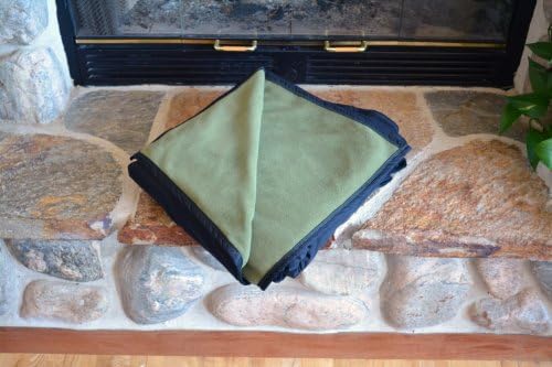 100% WATERPROOF FLEECE INDOOR / OUTDOOR PICNIC STADIUM BLANKET; Machine Washable (72"x 60")(ULTIMATE WATERPROOF BLANKET)