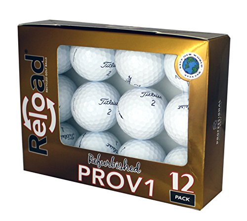 Reload recycled golf balls (12-pack) titleist prov1 ref…