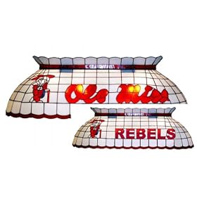 Mississippi Ole Miss Rebels 42 BILLIARD POOL TABLE LIGHT LAMP