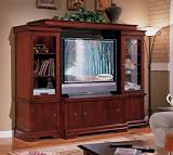 Cherry Louis Philippe Entertainment Center for Big / Wide Screen Plasma LCD w/ TV Stand