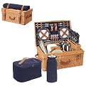 Windsor Basket Service for 4 - Navy Blue