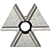 SHAVIV 151-29033 D85 Six Cutting Edge, Hi-Speed Steel Blade (Pack of 10)
