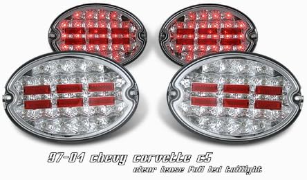 CHEVY CORVETTE 97-00 C5 CLEAR LED VERSION TAILLIGHT-LED