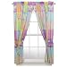 Crayola Butterfly Tailored Pair of Drapes - Pastel (80x63)