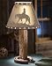 Horse Shoe Base Lamp W/ Cowboy Silhouette Shade by Winston Brands