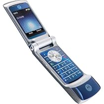 Motorola KRZR K1 Unlocked Phone with 2 MP Camera, MP3/Video Player, and MicroSD Slot--International Version with No Warranty (Cosmic Blue)
