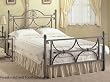 Queen Size Bronze Finish Metal Bed Headboard and Footboard