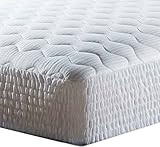 Croscill 500 Thread Count Queen-Size Mattress Pad (White/Dobby Check)