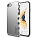 iPhone 7 Case, LUVVITT [Brilliant Armor] Shock Absorbing Case Best Heavy Duty Dual Layer Tough Cover for Apple iPhone 7 - Silver