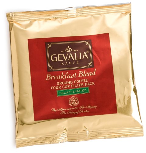 Gevalia Breakfast Blend Decaffeinated (Ground) Coffee, 0.9-Ounce Filter Packs (Pack of... by Gevalia