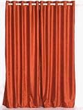 Ring Top / Grommet Top Rust Velvet Curtains / Drapes / Panels