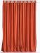 Ring Top / Grommet Top Rust Velvet Curtains / Drapes / Panels