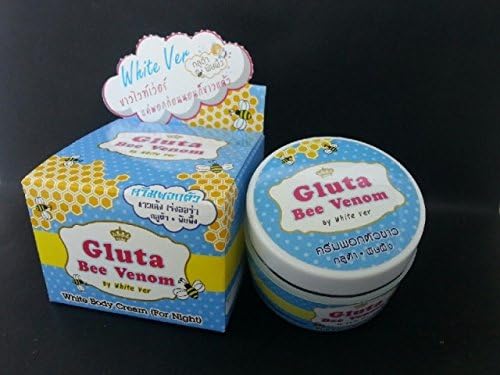 Glutathione Gluta Bee Venom White Body Cream with Collagen for Men and Women 50g. [Get Free Tomato Facial Mask + Free Gift : Praew Detoxified Chlorophyll 25,000 Micrograms Healthy Antioxidation Use By Mix with Water 500 Ml ,Can Drink Anytime.pure Chlorophyll 25,000 Mcg No Sugar Powder. Supplements Chlorophyll Powder 1 Bag with Chlorophyll up to 25,000 Mcg . Maker Easy to Carry to Drink Every Day, Every Time. Chlorophyll Useful : Chlorophyll Is the Blood of Plants. There Are Many Natural Minerals Containing . Antioxidant Vitamins, Proteins and Nutrients. Are Needed for the Body to Adjust the Ph in Our Body . Chlorophyll Humans Should Consume More Supplements to Come Bill Hemoglobin in the Blood.]
