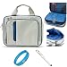 Silver and Blue Durable Pinn Messenger Carrying Bag with Removable Shoulder Strap for ASUS Transformer Prime Android 10.1-inch Tablet+ White Laser Stylus Pen + SumacLife TM Wisdom*Courage Wristband