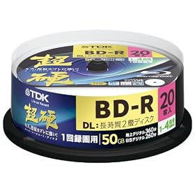 TDK Blu-ray Disc 20 Spindle - 50GB 4X BD-R DL - 2010 Printable Version