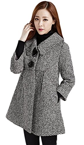 (フアングー)huanggu 秋 冬 ウエストスリム ジャケット キルティングコート トレンチコート トレンチ コート ロングコート