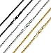 Jstyle Jewelry 4mm Mens Womens Stainless Steel Twist Chain Necklace Rope Link 3 Pcs a Set 18-36 Inch